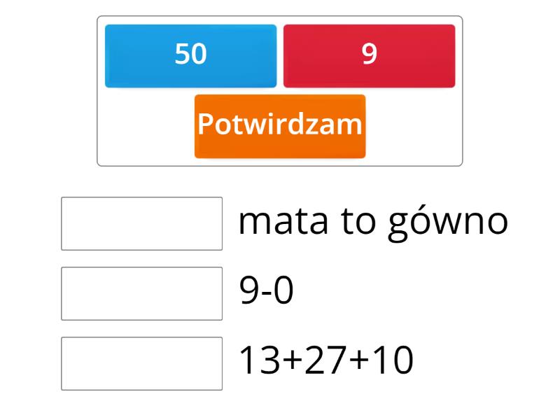 Sprawdzian Z Drugiego Semestru Matematyka Klasa4 matematyka klasa4 - Match up