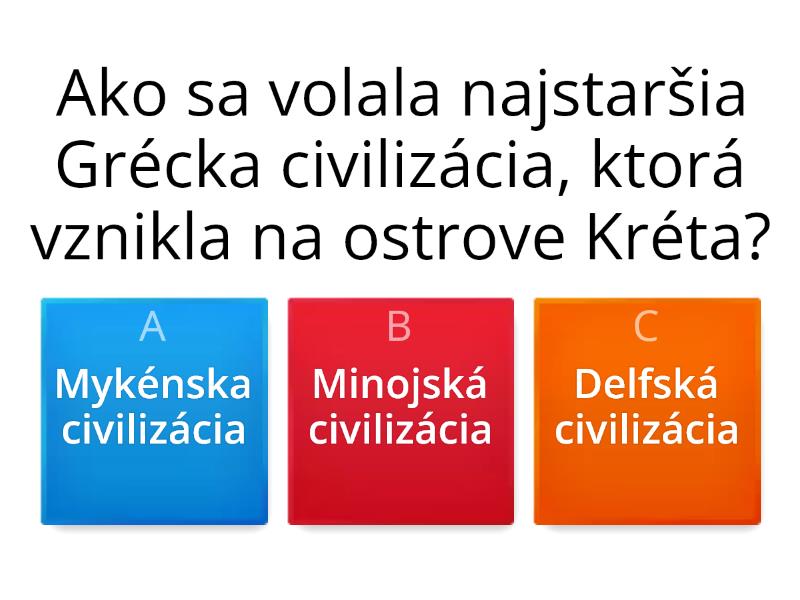 Staroveké Grécko - Quiz