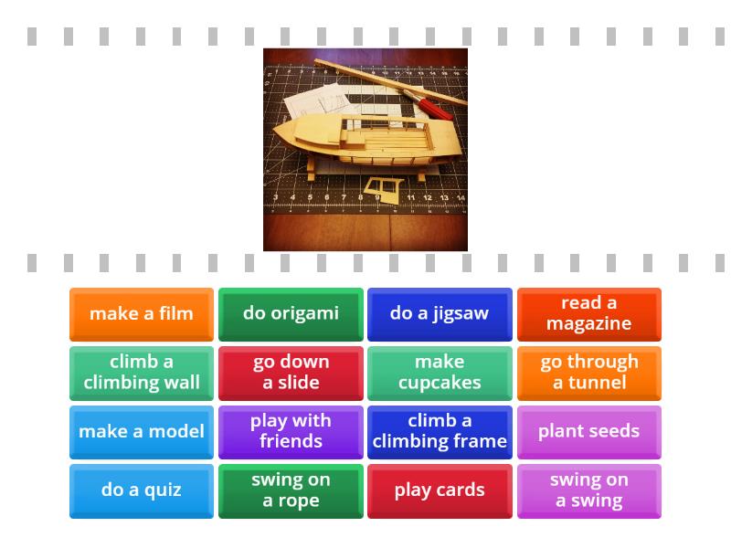 Bright Ideas 4 unit 4 - Find the match