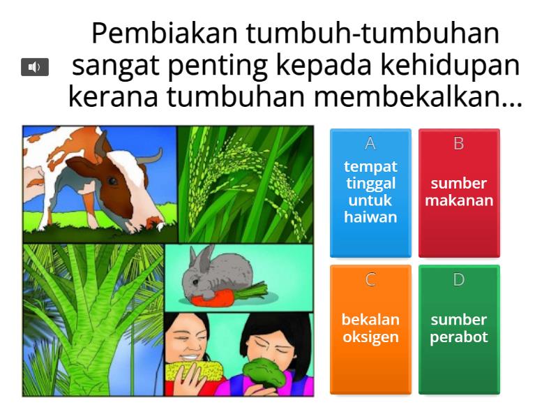 Kepentingan Pembiakan Tumbuhan - Cuestionario