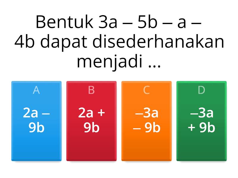 penjumlahan-pengurangan-bentuk-aljabar-quiz