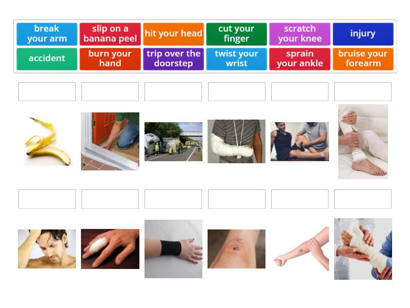 Accidents and injuries - Match up