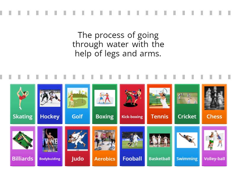 Englishland 4 lesson 52 Sport Riddles - Find the match