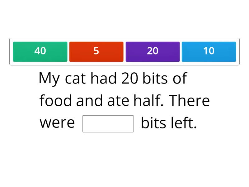Fraction problems Complete the sentence