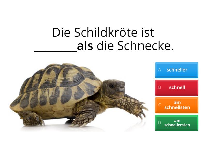 Komparativ Und Superlativ - Quiz