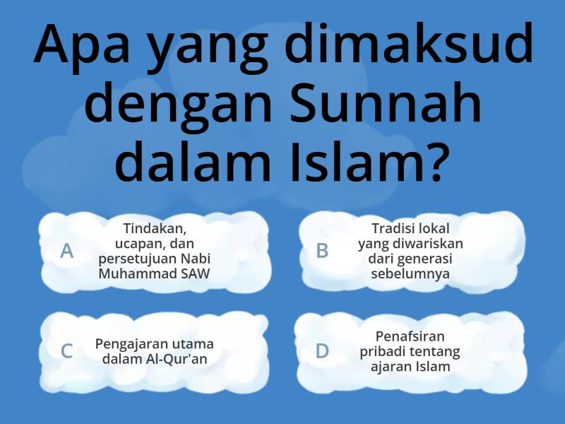 Sunnah Dan Bid'ah - Quiz