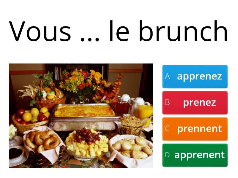 Prendre/ Apprendre/ Comprendre - Quiz