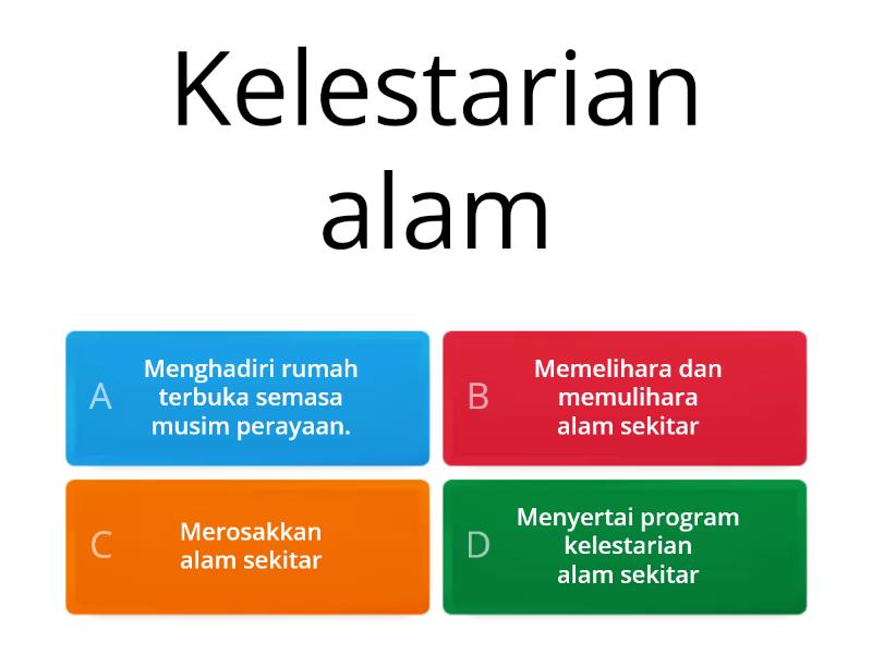 CONTOH AMALAN PERPADUAN - Quiz