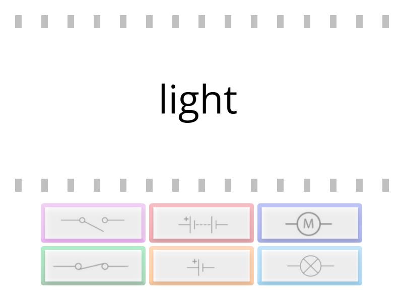 Circuit Symbols Game - Find the match