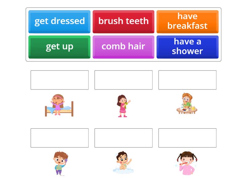 Morning routine - Match up
