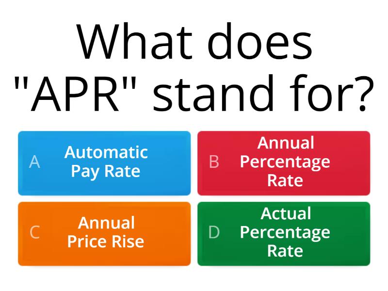 Money management quiz