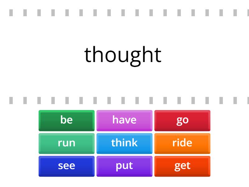 Дз Spotlight 4 irregular verbs - Find the match