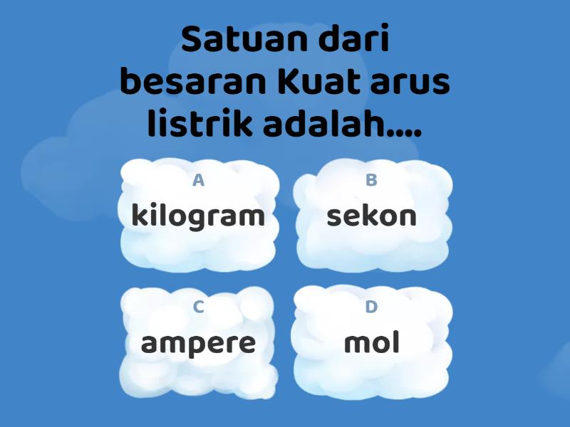 Besaran Dan Pengukuran - Quiz