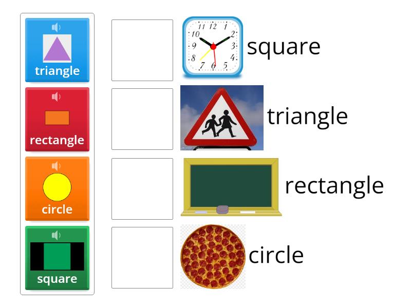 2D shapes - Match up