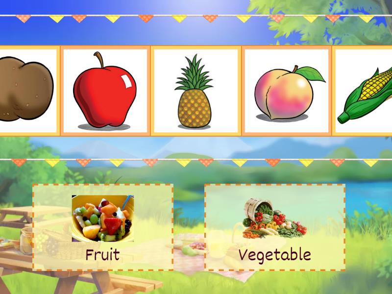 Fruit and Vegetables - Speed sorting