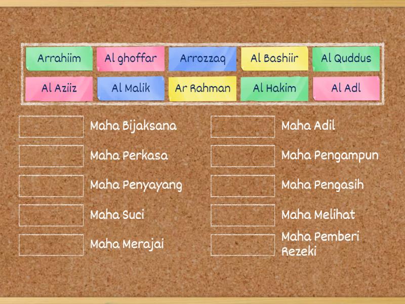 Quis Asmaul Husna - Match up