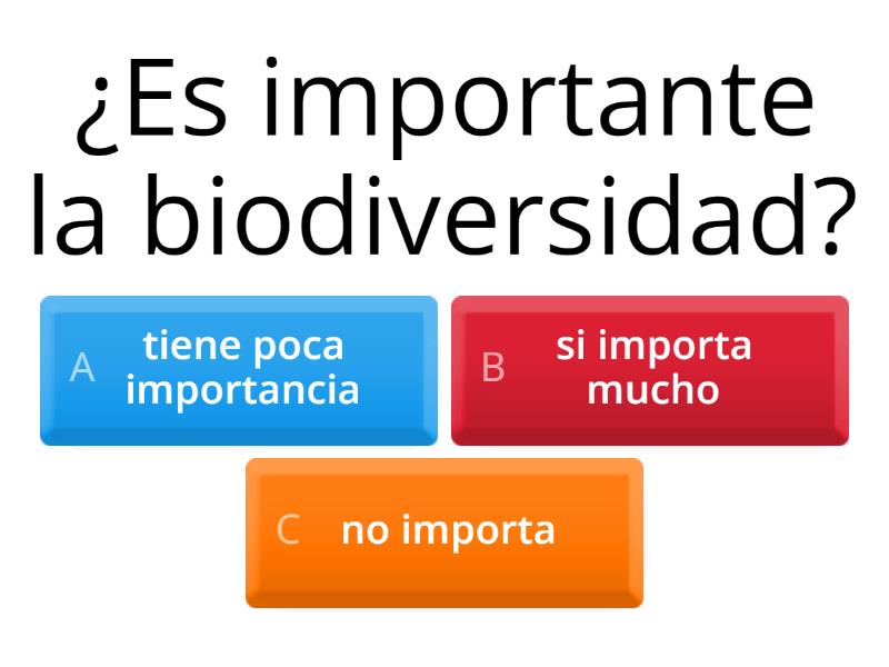 Biodiversidad - Quiz