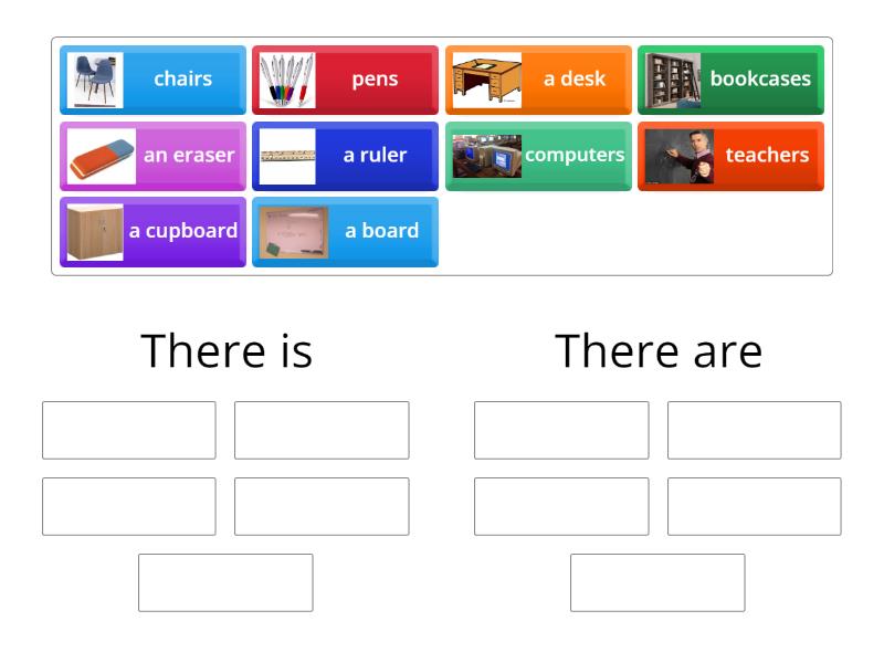 There is / There are - Group sort