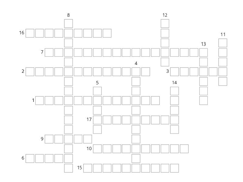 Graphic Design Principles Crossword