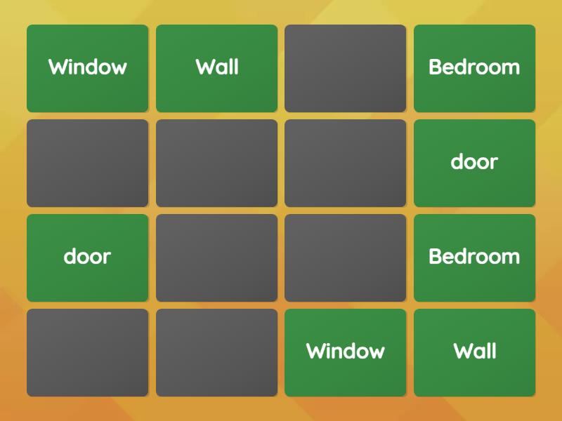My Room - Matching pairs