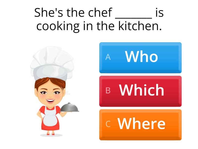 4th Grade Week 8 Class 1 Guided Practice Relative Clauses (Who, Which ...