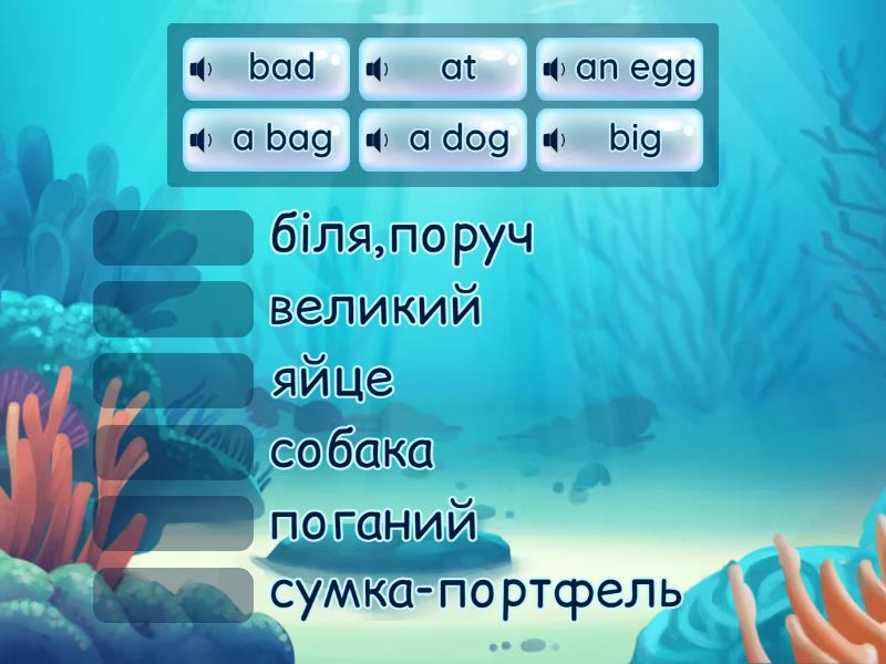 1 lvl Lesson 3 Match the words - Match up
