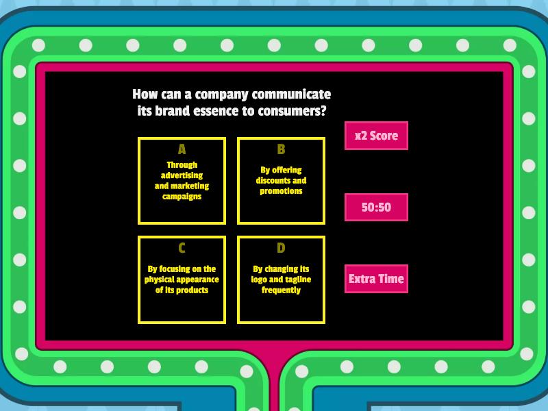 MODULE 711 - STRATEGIC PLANNING - Gameshow quiz