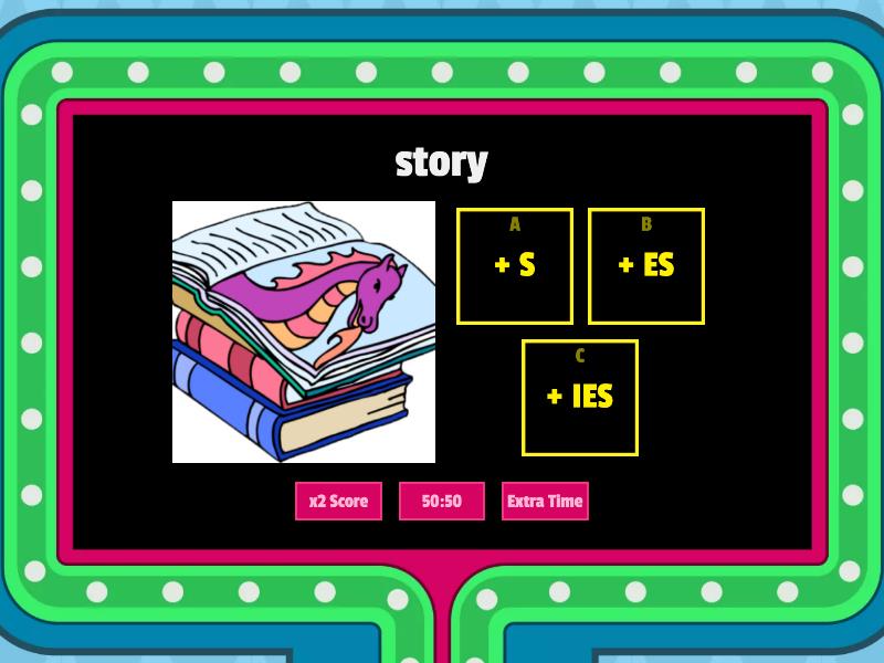 Plural Nouns - Gameshow Quiz