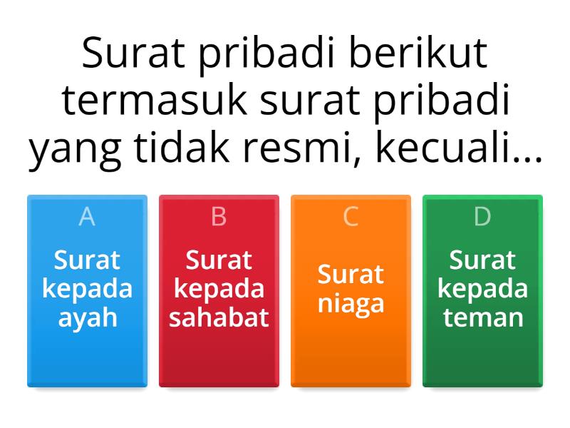 Ulangan Bahasa Indonesia - Quiz