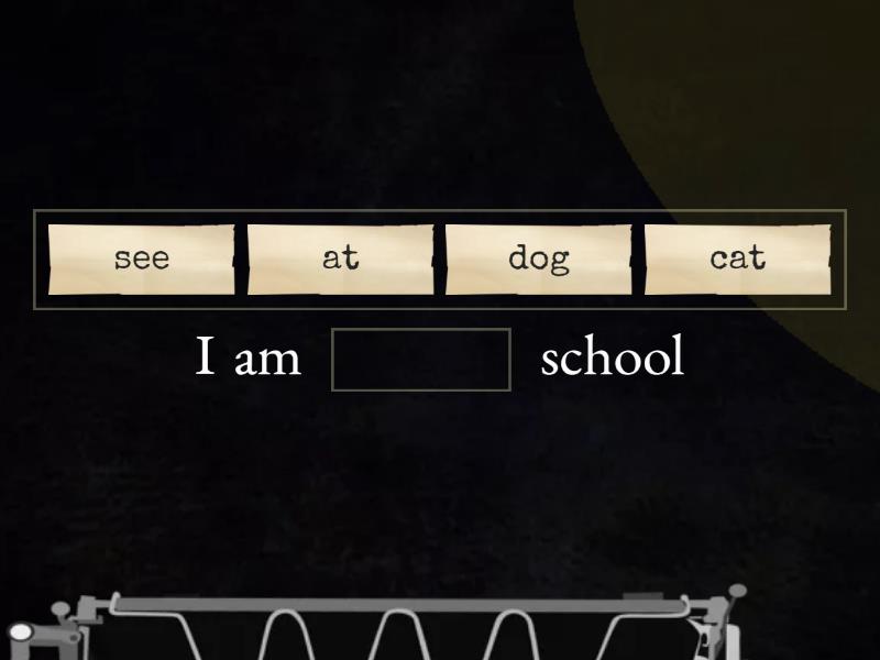 Sight word cloze activity JI March - Complete the sentence