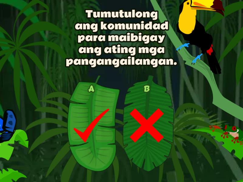 Balik-aral: Kahalagahan Ng Komunidad - Quiz