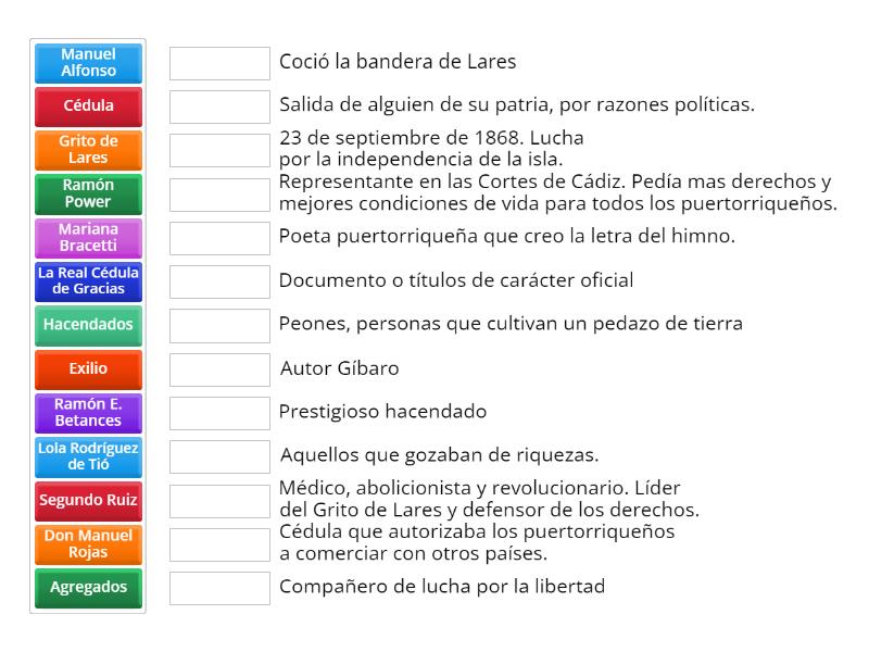 Repaso Grito de Lares Match up