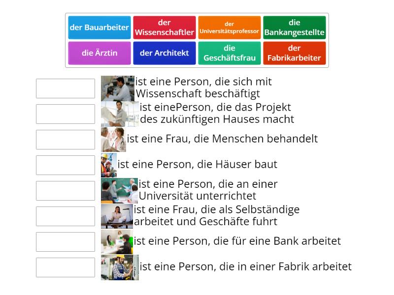 Der Beruf - Match Up