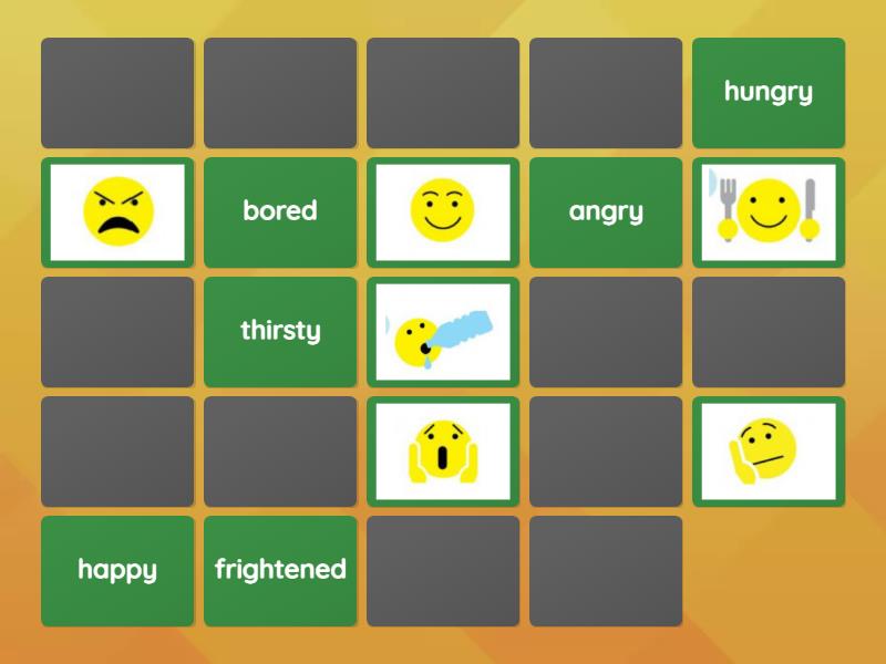 EF El 2C Feelings - Matching pairs