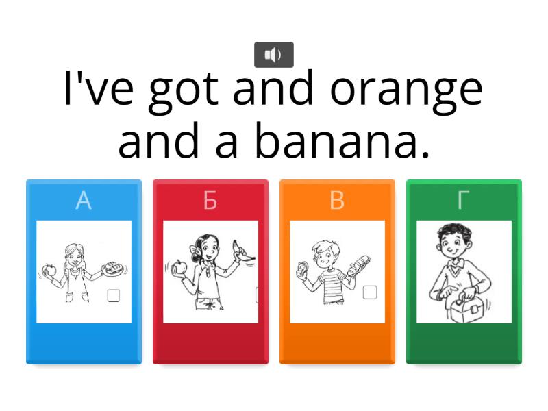 Family and Friends 1 Unit 9 (workbook) - Quiz