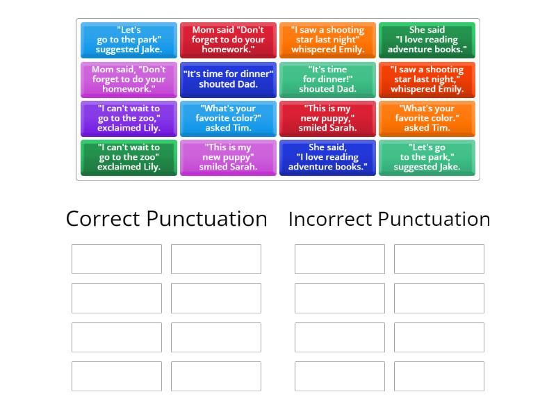 punctuate direct speech year 6