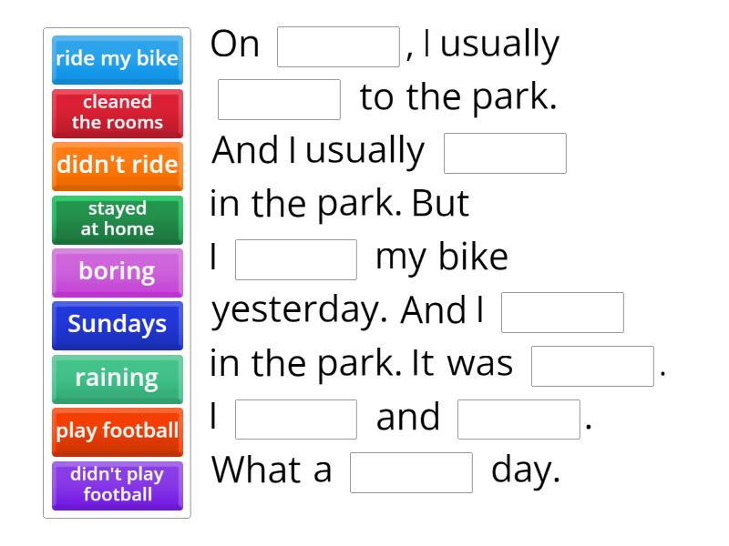 Module 3 Unit 2 - Complete the sentence