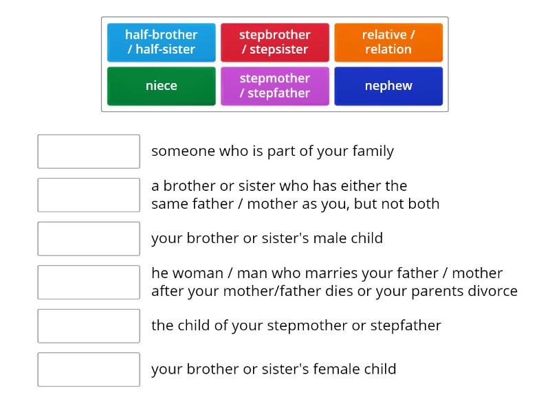 Words with their definitions