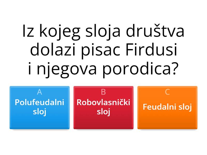 Lektira - Quiz