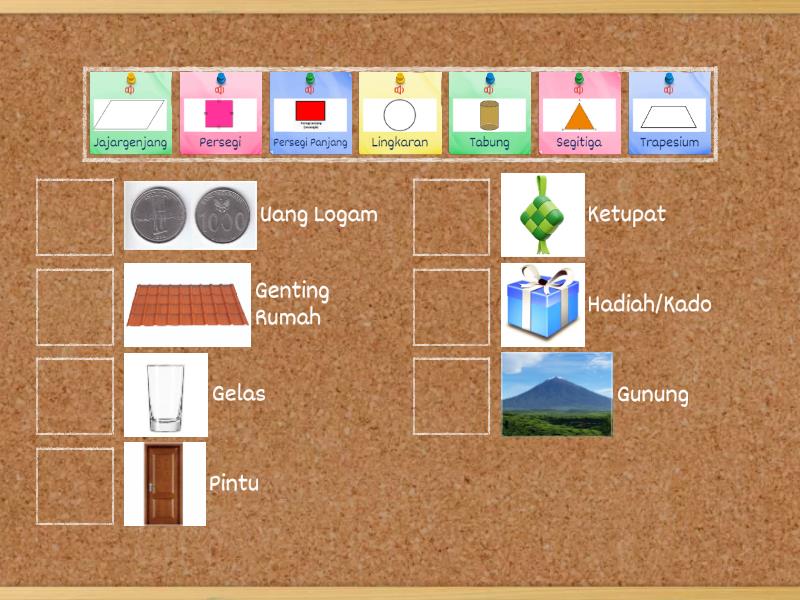 Pasangkan sesuai gambar - Match up