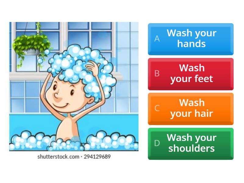The Bath Song Vocabulary - Quiz