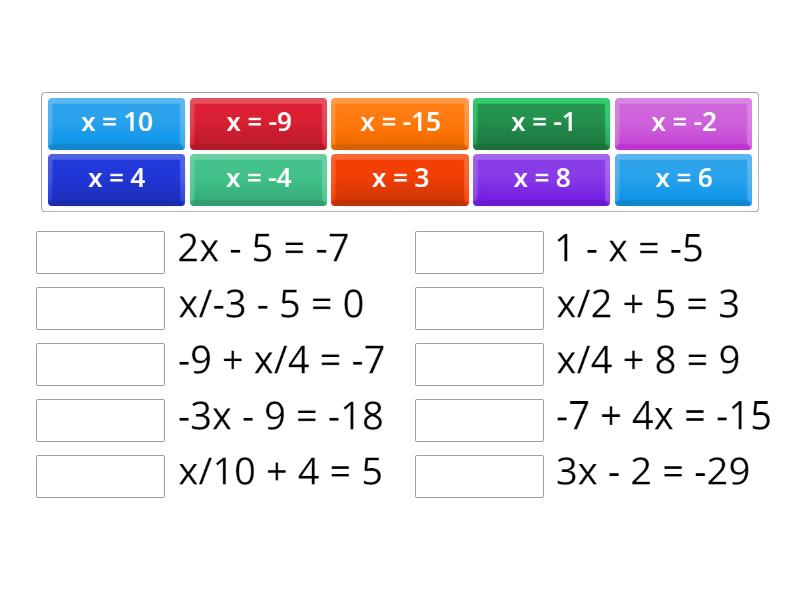 solving-2-step-equations-match-up