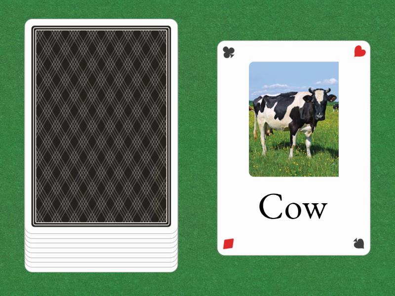 FARM ANIMALS - Speaking cards