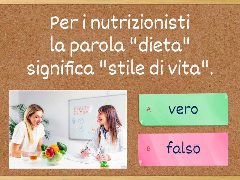 Alimentazione Equilibrata - Quiz