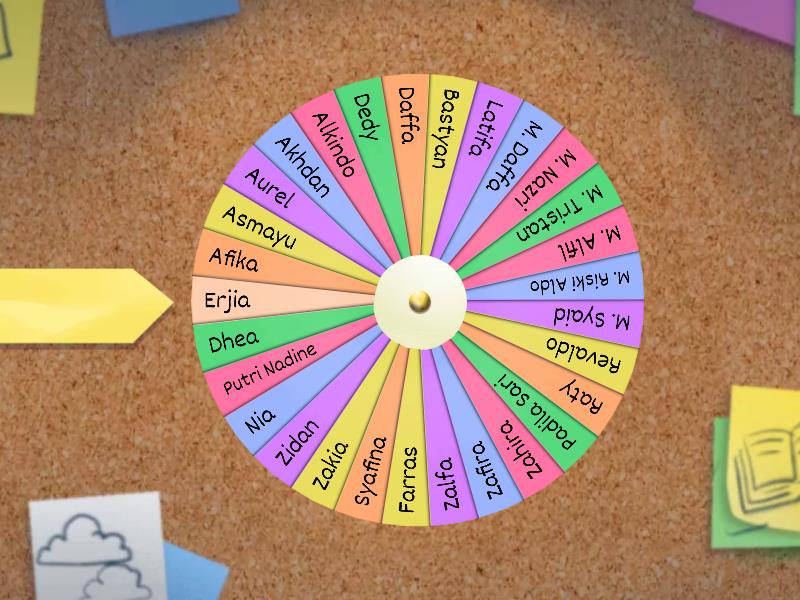PEMBAGIAN KELOMPOK BELAJAR Spin the wheel
