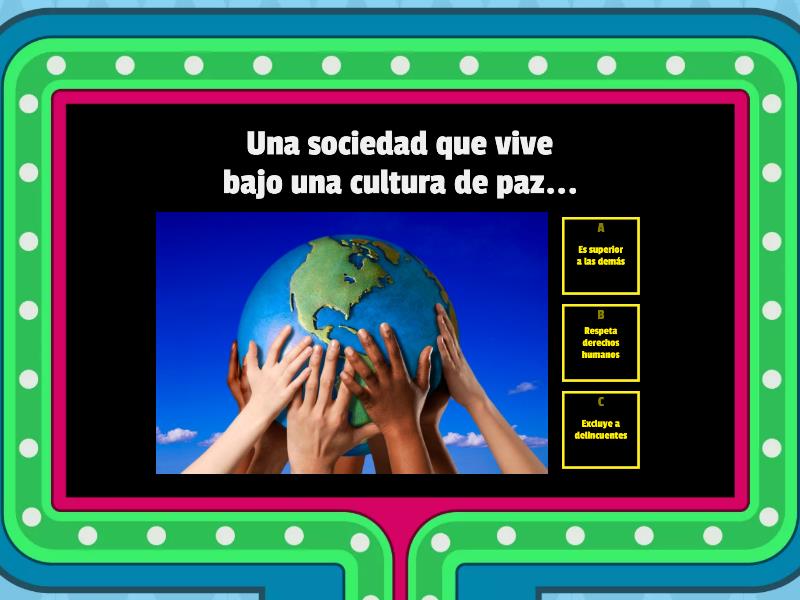 "Cultura De La Paz" - Gameshow Quiz