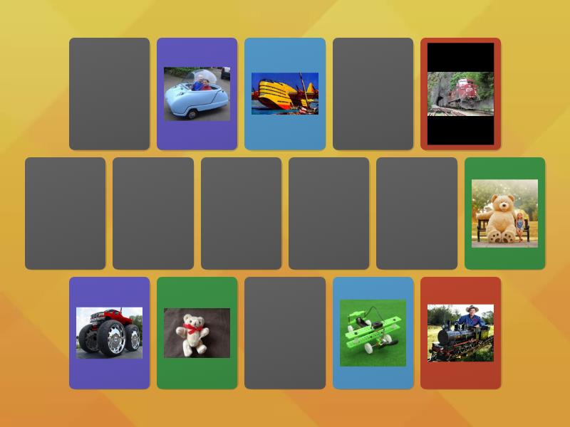 MATCH THE PAIRS AND DESCRIBE - Matching pairs