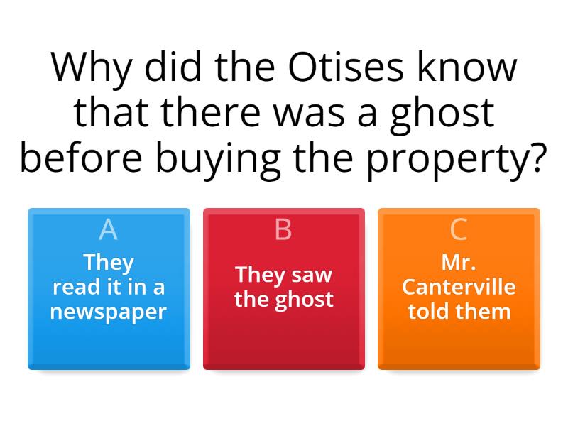 The Canterville Ghost - Quiz