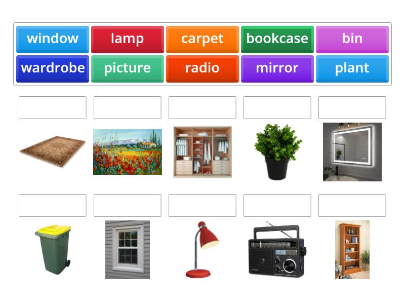 My bedroom Grade 2 Module 3 - Match up