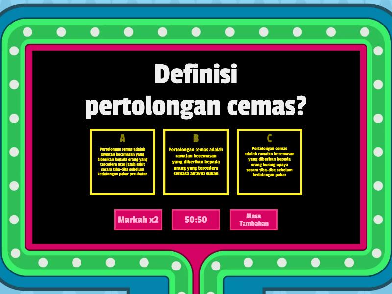 KUIZ BSMM: PERTOLONGAN CEMAS - Gameshow Quiz